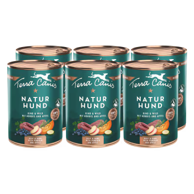 Terra Canis Menü Naturhund Rind-Wild