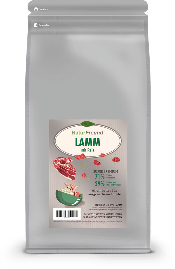 NaturFreund Super Premium Lamm mit Reis