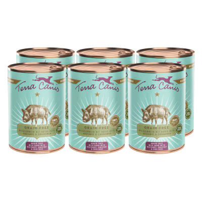 Terra Canis Menü -Getreidefrei- Wildschwein mit Roter Beete, Maronen & Chiasamen