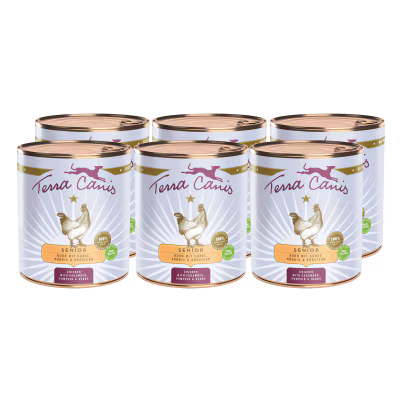 Terra Canis Menü Senior Huhn mit Gurken, Kürbis & Kräutern