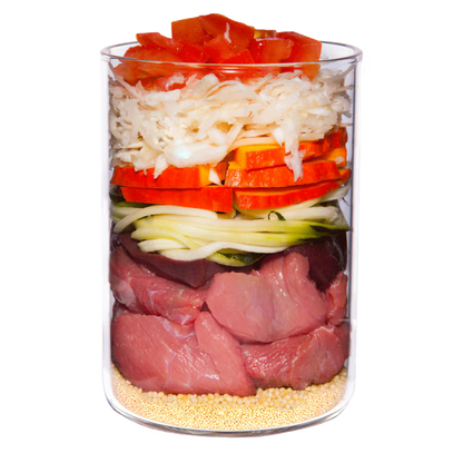 Terra Canis Menü Classic Kaninchen mit Zucchini, Amaranth & Kerbel