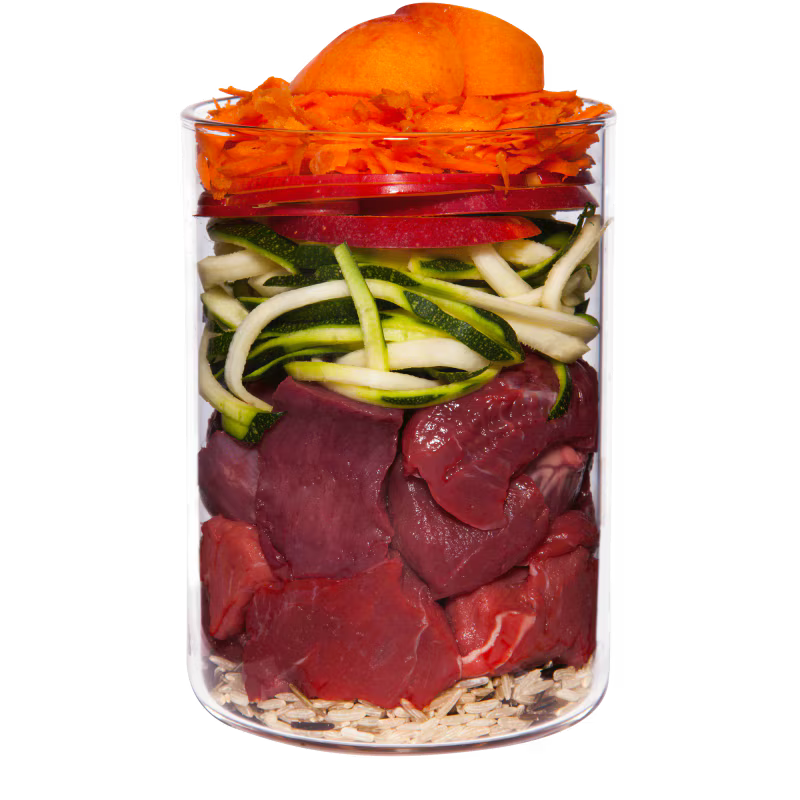 Terra Canis Menü Classic Rind mit Karotte, Apfel & Naturreis