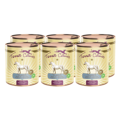 Terra Canis Menü Classic Pferd mit Amaranth, Pfirsich & Roter Beete