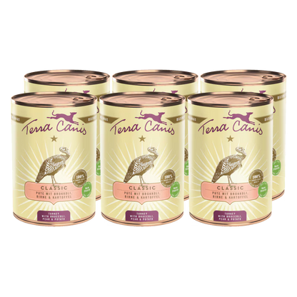 Terra Canis Menü Classic Pute mit Brokkoli, Birne & Kartoffeln