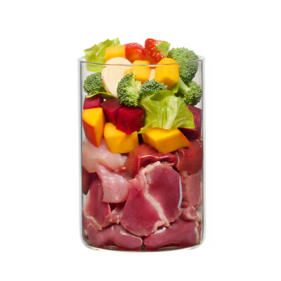 Terra Canis Menü Menü Assistenzhunde Superdog- Huhn mit roter Bete, Mango und Superfoods
