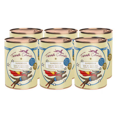 Terra Canis Menü Menü Assistenzhunde Superdog- Huhn mit roter Bete, Mango und Superfoods