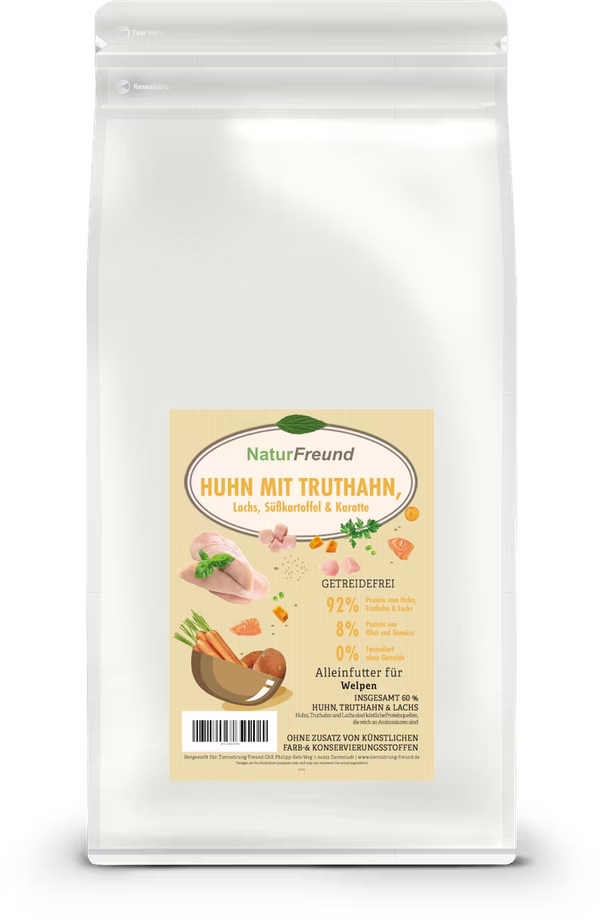NaturFreund Huhn mit Süßkartoffel & Kräuter