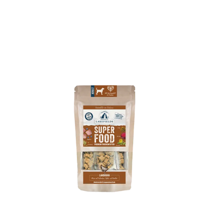 Lakefields SUPERFOOD Premium Landhuhn Komplettmenü für Kleine Hunde – Getreidefrei