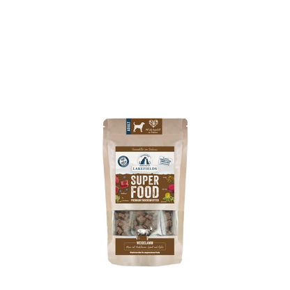 Lakefields SUPERFOOD Premium Weidelamm Komplettmenü – Getreidefrei Trockenfutter für Hunde